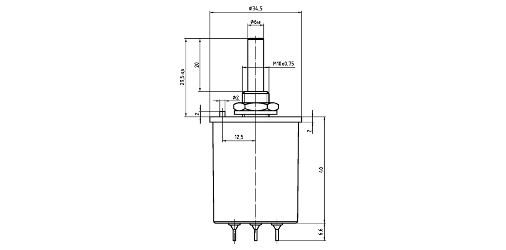 Mehrgang-Potentiometer DMG22 technische Daten