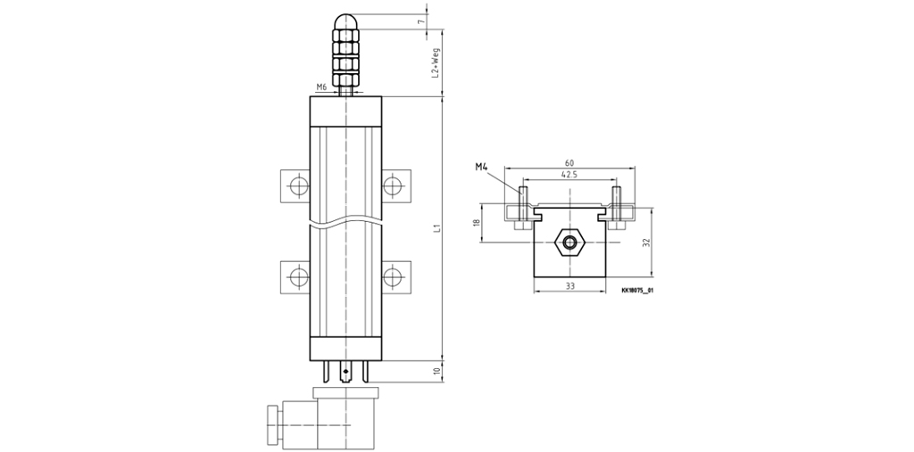 Linear-Potentiometer LL32 technische Daten